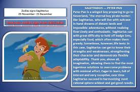 Zodiac Sign From Fairy Tales 9 Sagittarius Peter Pan Zodiac Signs Sagittarius Disney Zodiac Zodiac Signs