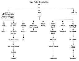 organizational structure of the state police department