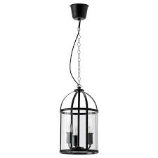 Galjon Hangeleuchte Schwarz Transparent Glas 25 Cm Ikea Deutschland Black Pendant Lamp Pendant Lamp Lamp
