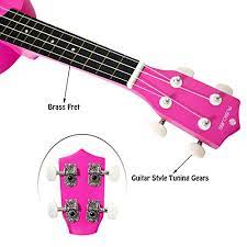 Price valid until 11 jul. Musicube Ukulele For Beginners 21 Inch Wooden Soprano Ukulele Kit With Ukulele Tuner Strings Pick Bag Polishing Cloth Professional Hawaiian Guitar Musical Instruments Chiasmas Day Gift Choice Pricepulse