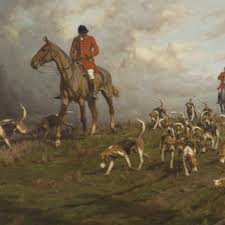 Paintings Of English Hunting British Fox Hunting Print 2, Giclee, Wall Art, English Horse Print, Hunting