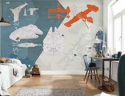 368x254cm Wall Mural Photo Wallpaper Star Wars Childrens Bedroom Boy S Room For Sale Online Star wars room wallpaper provides the look of a starry night sky.