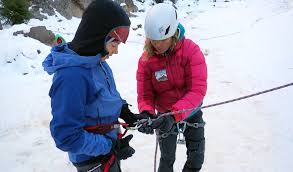 Ice climbers tap their inner feisty spirits to reach great heights