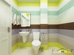 Colorful bathroom models shouldn't require spending a big budget. Coloful Bathroom Ideas Home Designs Project