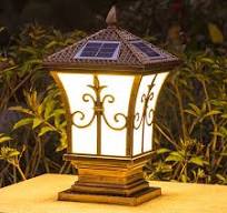 LED Solar Pillar Light Remote Control Retro Lantern Waterproof Outdoor  Porch Column Lamp Night Light Garden Fence Decoration - AliExpress 39