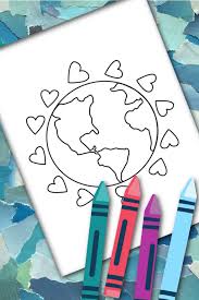 Developmental benefits of coloring pages. Big Set Of Free Earth Day Coloring Pages For Kids Kids Activities Blog