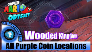 Super Mario Odyssey All Purple Coin Locations Wooded Kingdom No Commentary Youtube