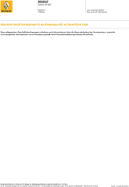 Durchwegs positive erfahrungen machen neukunden mit der renault bank direkt. Allgemeine Geschaftsbedingungen Fur Das Einlagengeschaft Der Renault Bank Direkt Pdf Kostenfreier Download