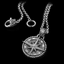 North Star Silver Chain For Men Mens Accessories Necklace Mens Jewelry