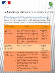 Le Gaspillage alimentaire, c'est nos oignons