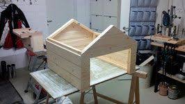Schicke Mahroboter Garage Aus Holz Fur Ihren Rasenmaher Roboter Vollstandiger Wetterschutz Mit Solar Led Und Garage Selber Bauen Garage Aus Holz Garage Bauen