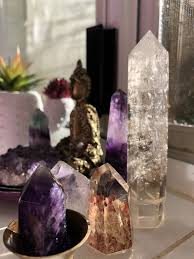 Large Crystal Points Home Decor Sparkly Crystals Crystaldecor Crystalpoints Crystal Healing Crystal Aesthetic Large Crystals Crystal Decor