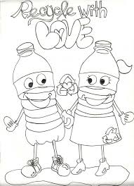 This activity is perfect for math centers, morning work, . Recycling Coloring Pages Coloring Home