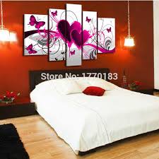 Trova quadro moderno camera da letto in vendita tra una vasta selezione di quadri su ebay. 5 Pezzi Quadri Moderni Pittura A Olio Cuore Rosso Di Amore Tela Per Camera Da Letto Decorazione Della Parete Regali Unici T5p29 Senza Cornice Art Foil Art Exhibitionart Varnish Aliexpress