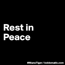 A brass plaque bearing the enamelled inscription rest in peace, fixed to a mahogany coffin, with a sprinkling of a few red, rose petals. Rest In Peace Post By Manutiger On Boldomatic