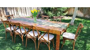 First Slide Outdoor Furniture Sets Table And Chairs Crossback Chairs