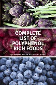 Get special pricing on rejuvenated energy by malibu health labs here: List Of Polyphenol Rich Vegetables Fruits Herbs And Juices Gardening Channel