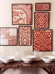 34 Creative Wall Art Ideas For Every Blank Spot In Your Home Fabric Decor Framed Fabric Decor