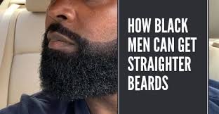 Best hair straightener for afro hair. How Black Men Can Get Straighter Beards Afreshshave Com