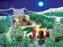 Other early christmas trees, across many parts of northern europe, were cherry or hawthorn plants (or a branch of the plant) that were put into pots and brought inside so they would hopefully flower at christmas time. Xxl Teile A Lot Of Christmas Trees 300 Teile Sunsout Puzzle Online Kaufen