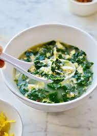 Spinach and eggs scramble makes a wonderful keto breakfast. 3 Minute Spinach Egg Drop Soup Easy Recipe Paleo Gluten Free Vegetarian Option