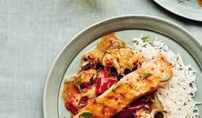 Mary Berry Roasting Tin Thai Salmon Recipe Bbc2 Simple Comforts Recipe In 2020 Thai Salmon Recipes Salmon Recipes