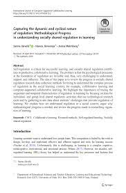 Acordarea unei alocatii financiare nerambursabile de catre a.i.p.p.i.m.m., reprezentand cel mult 50%, dar nu mai mult de 10.000 euro sau echivalentul in lei, din valoarea proiectului aferent planului de. Pdf Capturing The Dynamic And Cyclical Nature Of Regulation Methodological Progress In Understanding Socially Shared Regulation In Learning