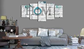 Whether you need bedroom wall art, kitchen wall art, or any room in between, we've got what you need to turn your home into a beautifully decorated space. Dreamy Home 5 Panels Canvas Print Painting Modern Wall Art Decoration Amazon Ca Home
