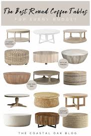 Additionally, an oval or round table has no corners color: Beautiful Round Coffee Tables The Coastal Oak Blog Coffee Table Round Wood Coffee Table Round Coffee Table Living Room