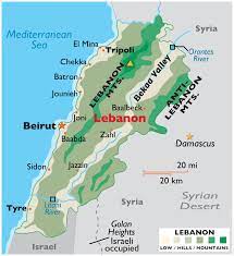 Open full screen to view more. Lebanon Maps Facts World Atlas