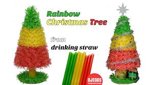 Memanfaatkan limbah membuat pohon natal dari bekas botol sprite. Diy Pohon Natal Rainbow Dari Sedotan Rainbow Christmas Tree From Drinking Straw 2 Youtube