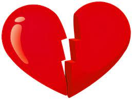 Valentine Red Broken Heart Png Clipart Heart Art Png Valentines Red