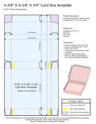 4 3 8 X 4 3 8 X 3 4 Box Card Tutorials Card Patterns Box Template