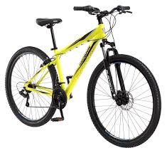 Black And Orange Mongoose Bike 29 Mongoose Men S Torment Mountain Bike Yellow