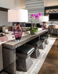 Elegant Sofa Bar Table Great For Super Bowl Party Or Fight Night Make Sure High Eno Contemporary Home Decor Farmhouse Sofa Table Narrow Living Room