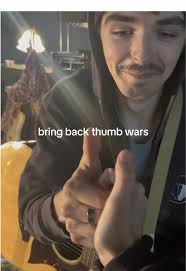 Anyone have any good thumb wars recently? #thumbwar #thumbwars