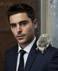 Zac Efron And A Hedgehog From Zac Efron And Animals Zac Efron Zach Efron Zac