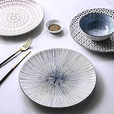 The lomonosov imperial porcelain factory was founded in st. Y Yhy 10 Porcelain Dinner Plates Large Serving Plate Set For Thanksgiving Or Christmas Vibrant Color Set Of 4 Pricepulse