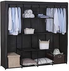 Ich weiß die maße nicht mehr genau. Woltu Ss5024 Xxxl Kleiderschrank Stoff Regal Garderobenschrank Campingschrank Faltschrank Stoffkleidersc Garderobe Schrank Kleiderschrank Stoffkleiderschrank