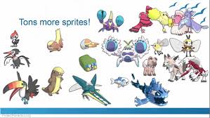 tons of sprites leaked from the pokemon sun and moon demo