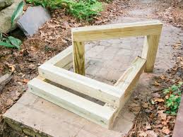Paint or stain to suit your outdoor decor. How To Build Outdoor Wood Steps How Tos Diy