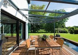 Baie Vitree Pour La Terrasse Fermez La Terrasse Et Ouvrez L Esprit Terrasse Fermee Terrasse Vitree Toit En Verre