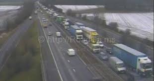 Accident mainly in installation either of: A1 At Doncaster Shut Live As A1 Crash Causes Six Mile Gridlock Yorkshirelive