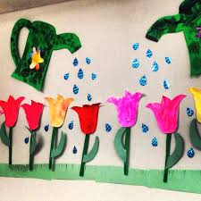 We did not find results for: Spring Has Sprung Wall Art Have Each Preschooler Paint A Tulip And Decorate A Few Big Watering Cans M Classroom Wall Decor Classroom Walls Classroom Decor