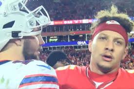 Patrick Mahomes discusses his reaction to the Chiefs' loss: I regret how I  acted toward Josh Allen