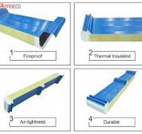 CE Heat-resistance Glass Wool Roof Panel