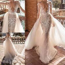 8% coupon applied at checkout. Gorgeous Light Champagne Wedding Dresses Mermaid Sweetheart Bead Country Bridal Gowns Sweep Train 3d Floral Applique Backless Wedding Dress From Bridalstore 1 Backless Wedding Dress Champagne Wedding Dresses Mermaid Long Sleeve