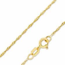 018 Gauge Singapore Chain Necklace In 14k Gold 15 Piercing Pagoda Chain Necklace Necklace Chain Lengths Necklace