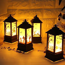 2018 Halloween Vintage Pumpkin Castle Light Lamp Party Hanging Decor Led Lantern Hanging Lantern Lights Halloween Lamps Halloween Led Lights