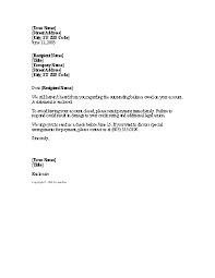 Demand For Payment First Demand Letter Templates Download
